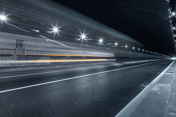 speeding car through the tunnel. - Photo, Image