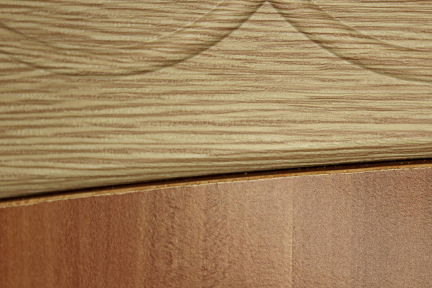 light wooden background, sectional wood texture - Zdjęcie, obraz