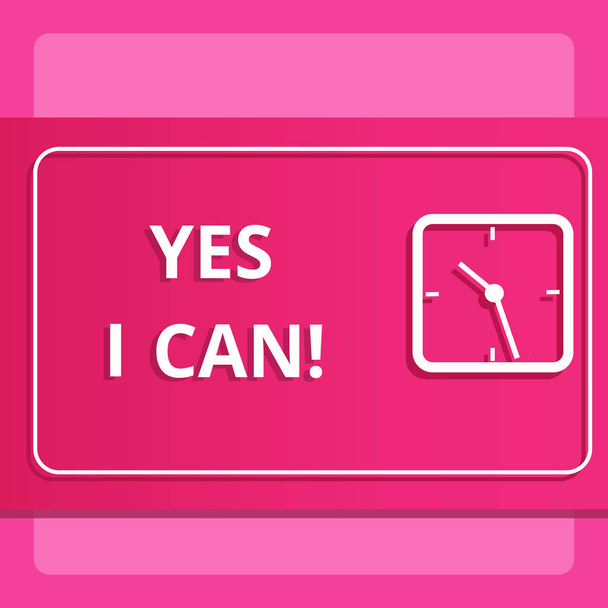 Пишу записку, показывающую "Да, я могу". Деловое фото, демонстрирующее мотивацию делать что-то, имеет достаточно сил, чтобы продолжать идти
. - Фото, изображение