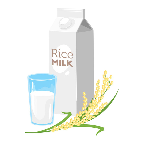 Icono de leche sobre fondo blanco
 - Vector, imagen