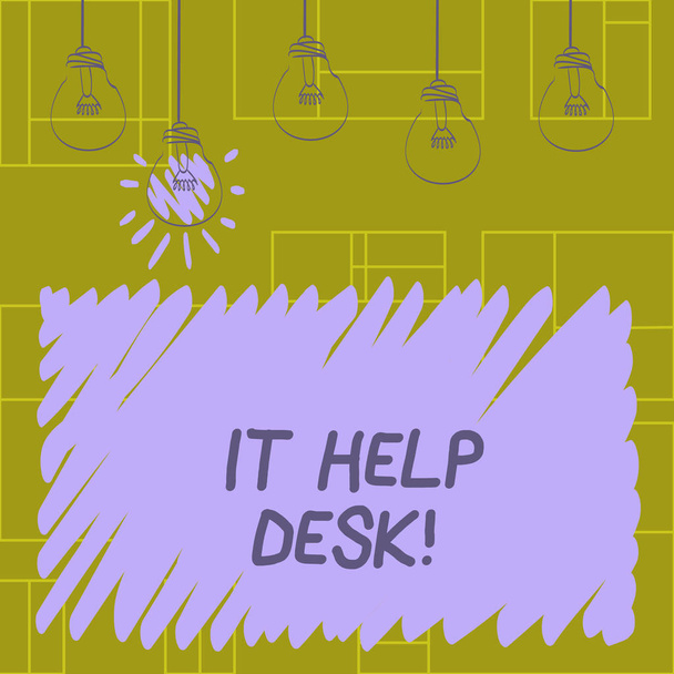 Scrivere una nota che lo mostri Help Desk. Business photo showcase Assistenza online di supporto che aiuta a mostrare con la tecnologia
. - Foto, immagini