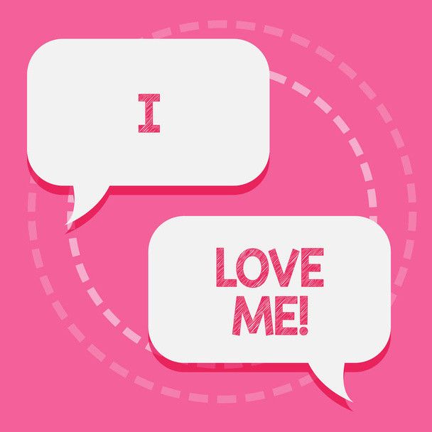 Σύνταξη κειμένου λέξη αγαπώ Me. επιχειρηματική ιδέα για να έχουν καλά συναισθήματα αγάπης για τον εαυτό του selfacceptance. - Φωτογραφία, εικόνα
