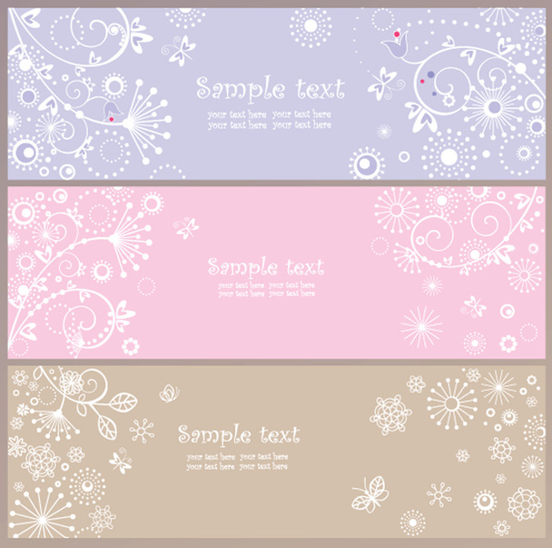 Arrival horizontal cards - Vector, Image