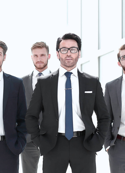 group of business people standing in the office - Photo, Image
