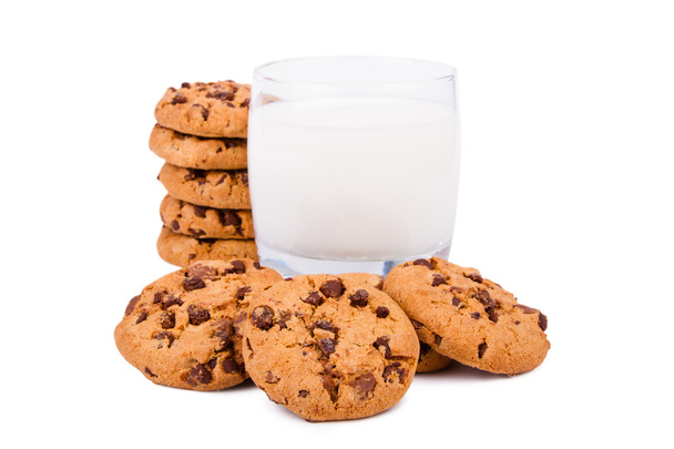 biscoitos e leite
 - Foto, Imagem