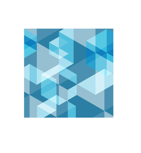 Sfondo strutturato astratto blu. Modello di mosaico vettoriale per sfondo design
 - Vettoriali, immagini