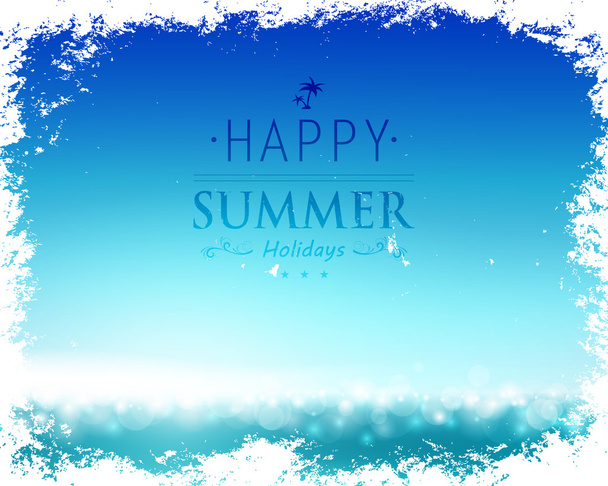 Summer holidays - Vector, imagen