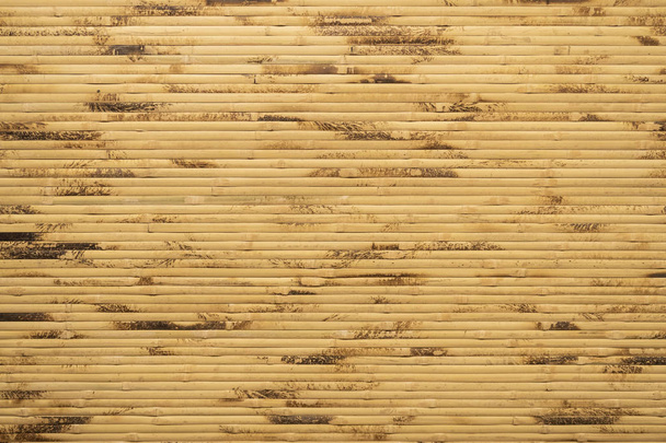 Wood bamboo fence pattern and seamless background - Photo, Image