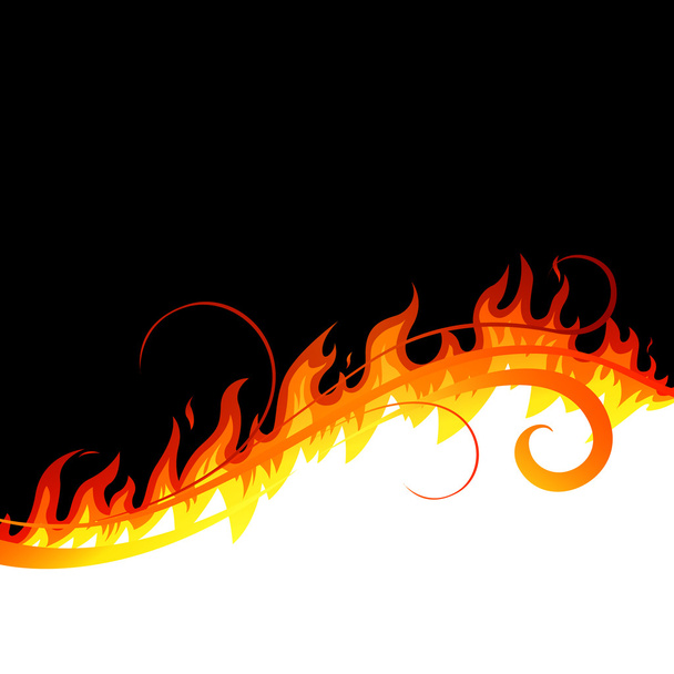 Fire Background - Διάνυσμα, εικόνα