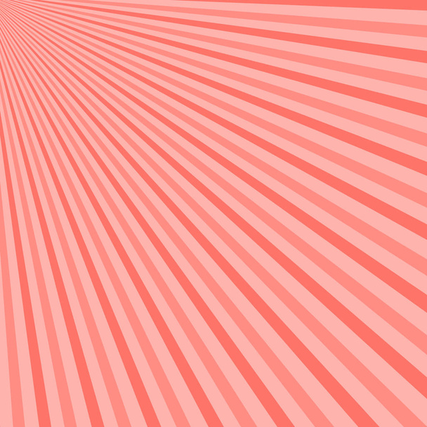 Rayons de soleil abstraits fond. Illustration vectorielle. Corail rose - couleur tendance
 - Vecteur, image