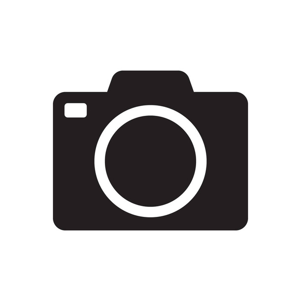 Photo camera vector icon - Vector, Image