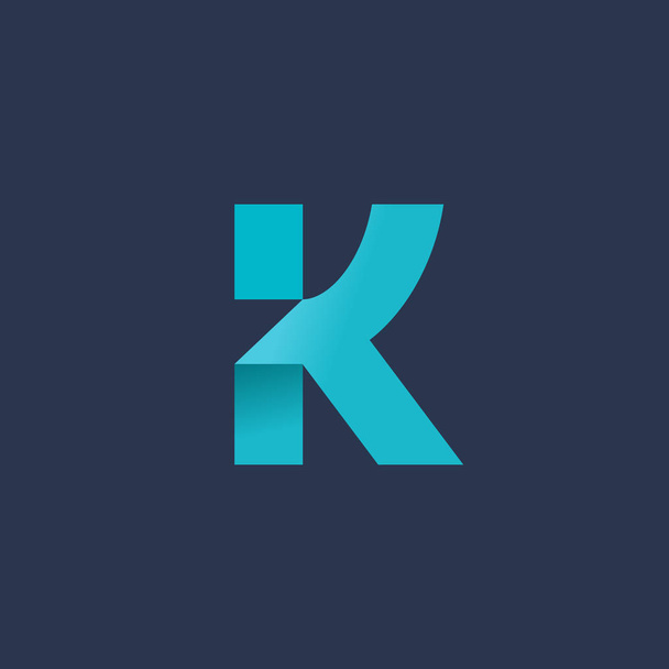 Letter K logo icon design template elements - Вектор, зображення
