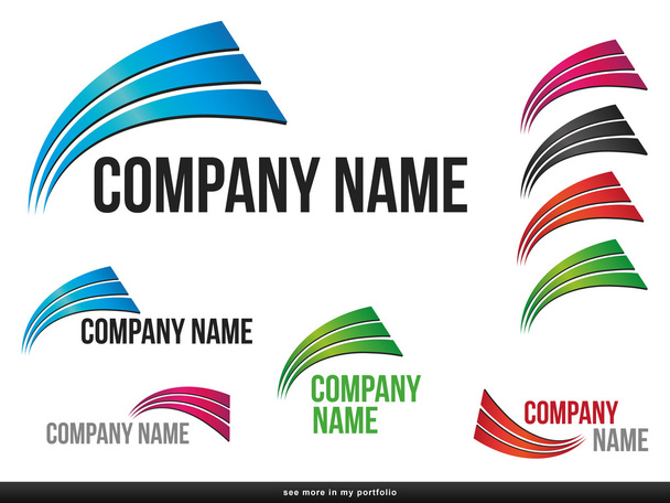 λογότυπο εταιρείας (επιχείρηση) Σχεδιασμός τόξα, διάνυσμα - Διάνυσμα, εικόνα