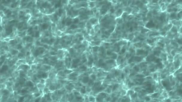 transparent grünlich blau Wasser wellige Oberfläche Bewegungshintergrund - Filmmaterial, Video