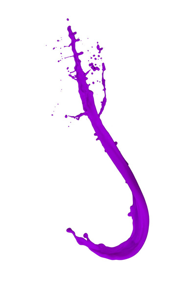 purple paint splash - Zdjęcie, obraz