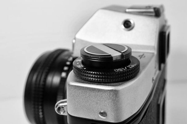 Vintage φιλμ φωτογραφικής μηχανής. Ρηχό βάθος πεδίου - Φωτογραφία, εικόνα
