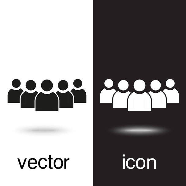 vector icon group of people - Vector, Image