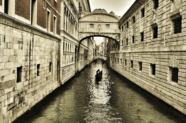 Ponte dos Suspiros em Veneza, Italia - Foto, Imagem
