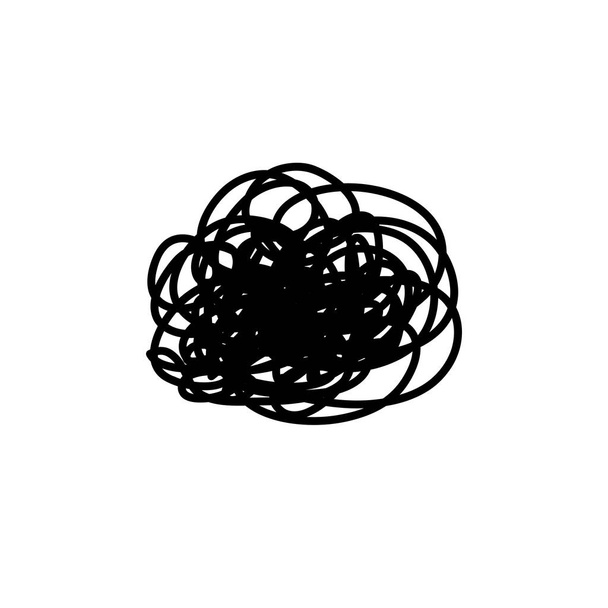 scribble doodle icon - Vector, Image