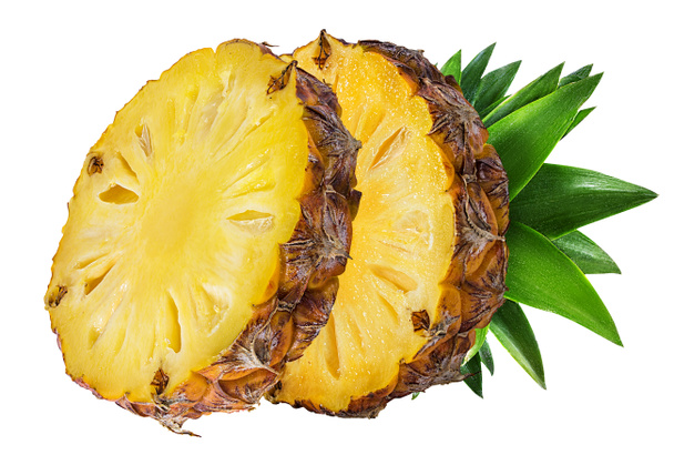 Fresh pineapple isolated on white background - Photo, Image