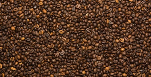 Coffee beans texture background - Φωτογραφία, εικόνα