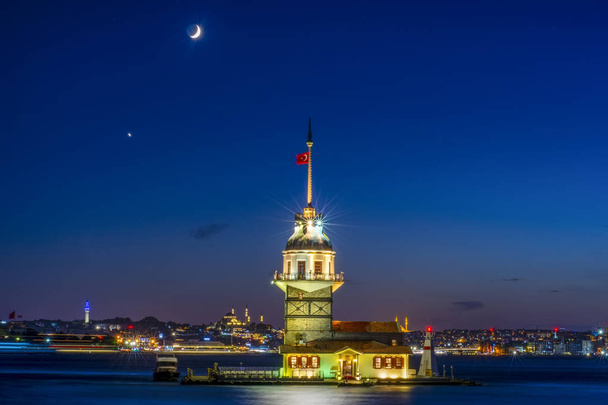Tour de Maiden à Istanbul, Turquie (KIZ KULESI - USKUDAR) - Photo, image