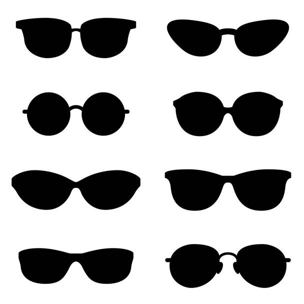 fekete napszemüveg - Vektor, kép