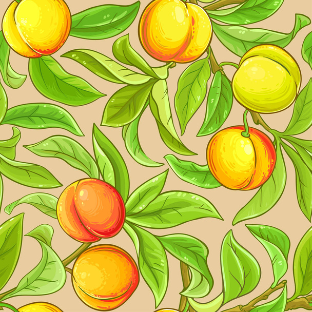 peach vector pattern - ベクター画像
