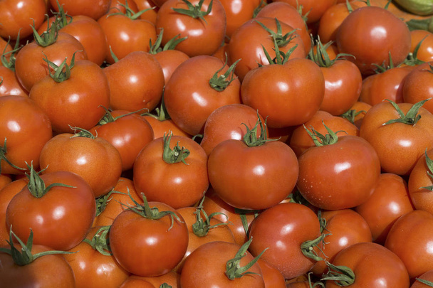 As shot fresh tomato photo at market place  - Photo, Image