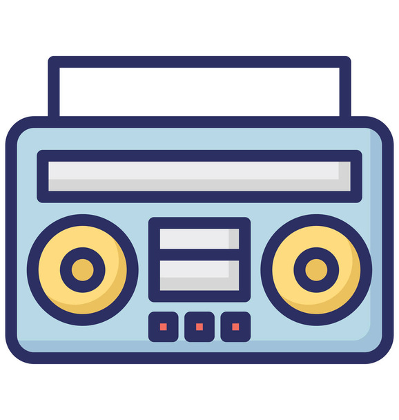 Boombox Vector icon which can be easily modified or edit - Vector, Image
