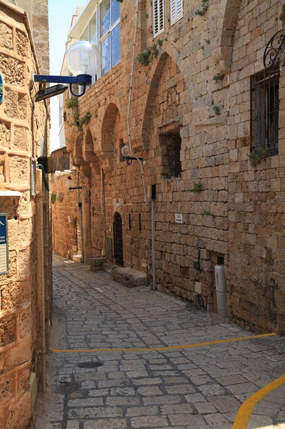 die straßen der alten stadt jaffa, jaffa, joppa - einer der wichtigsten häfen des antiken israel und die älteste ununterbrochen bewohnte stadt der welt - Foto, Bild