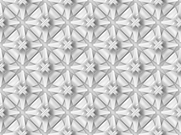 3D-leképezést. varrat nélküli absztrakt fény színes hang luxus geometriai virág alakú fal háttér. - Fotó, kép