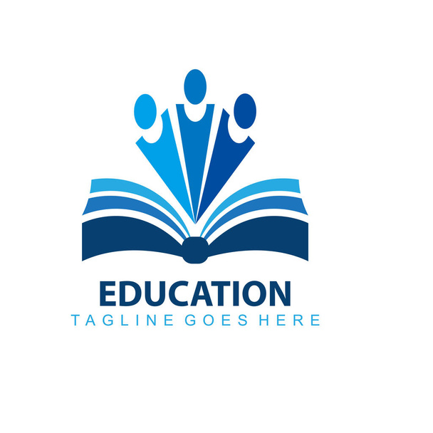 Educación logo vector imagen
 - Vector, Imagen