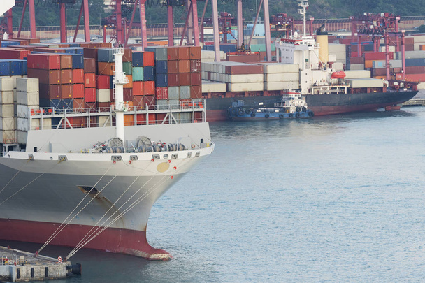 Port Cargo w Hong Kongu - Zdjęcie, obraz
