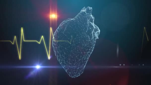 Ανθρώπινη καρδιά ιατρικό ιστορικό - Πλάνα, βίντεο