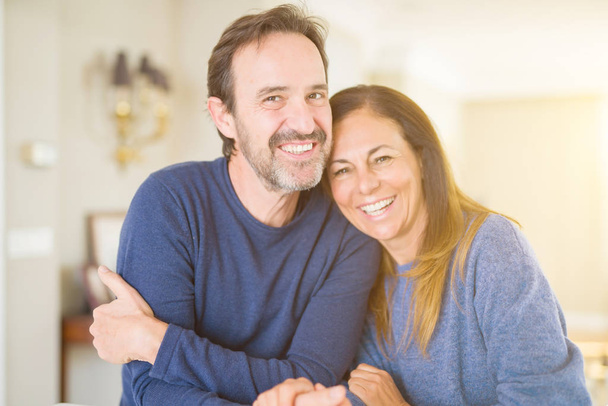 Romantic middle age couple in love at home - Photo, Image