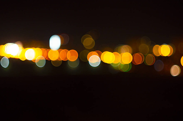 夜の街のボケ味 - 写真・画像