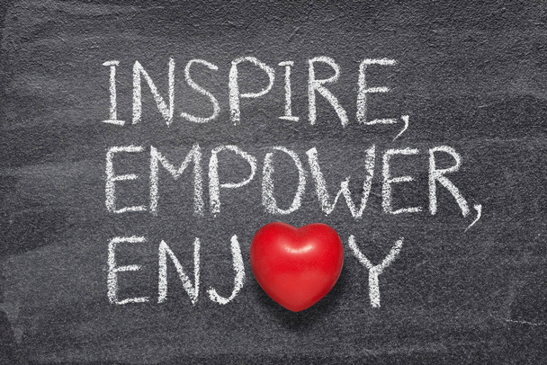 inspire, empower, enjoy - Photo, Image