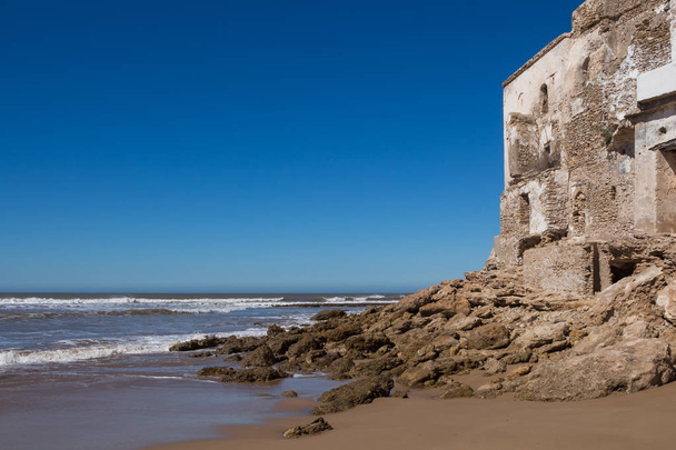 Ház a parton, Sidi Kaouki, Marokkó - Fotó, kép