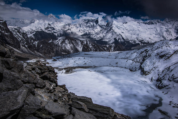 Landscape view of glacier lake. - Photo, Image