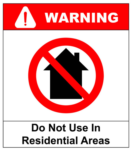 Ne pas utiliser à l'intérieur icône de la maison illustration
. - Photo, image