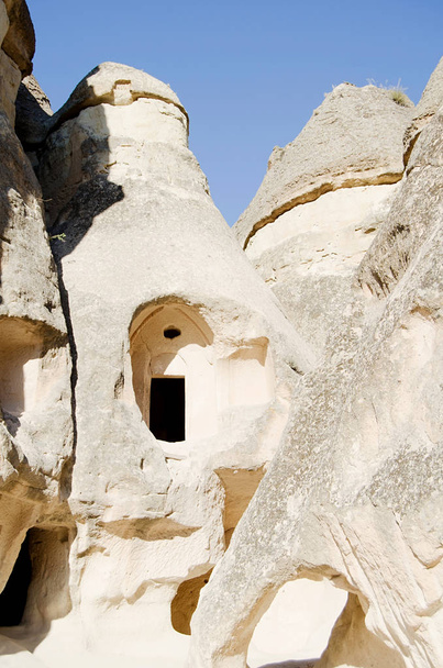 Speciel stone formation of cappadocia turkey - Fotoğraf, Görsel