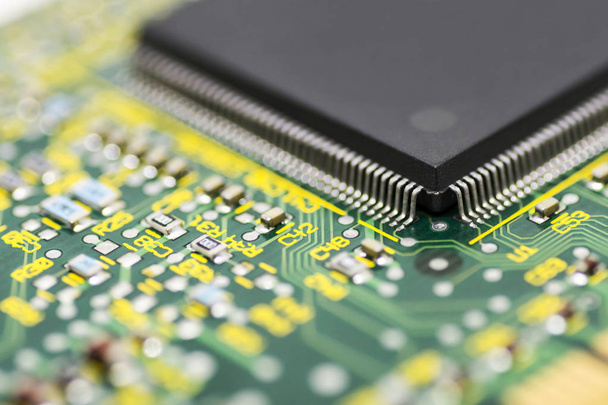 microchips on a board - Фото, зображення