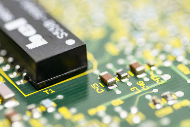 microchips on a board - Φωτογραφία, εικόνα