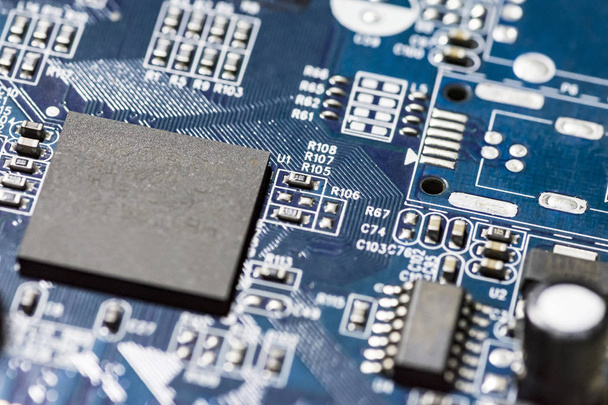 microchips on a board - Valokuva, kuva
