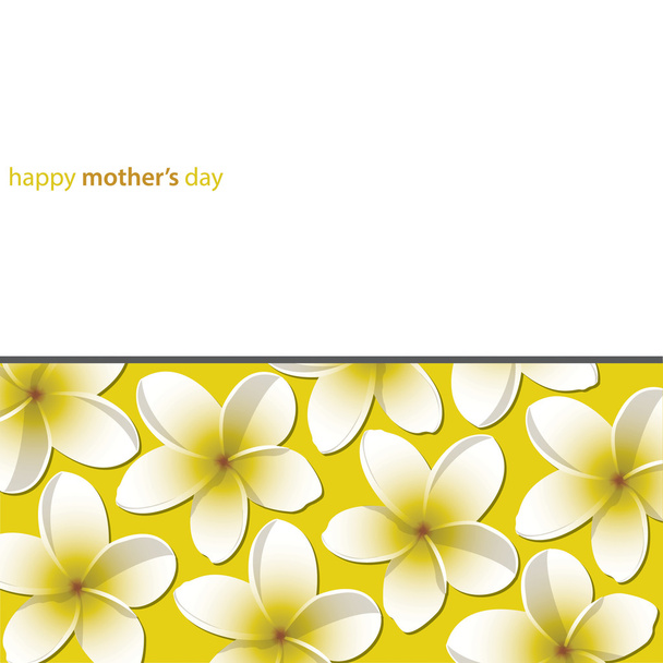 "Happy Mother's Day "bloem kaart - Vector, afbeelding