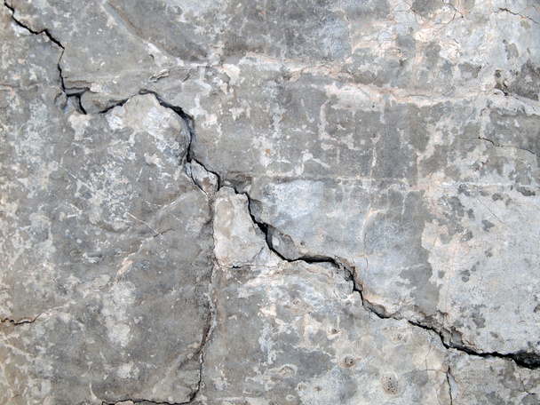 Cracked concrete texture closeup background - Photo, Image