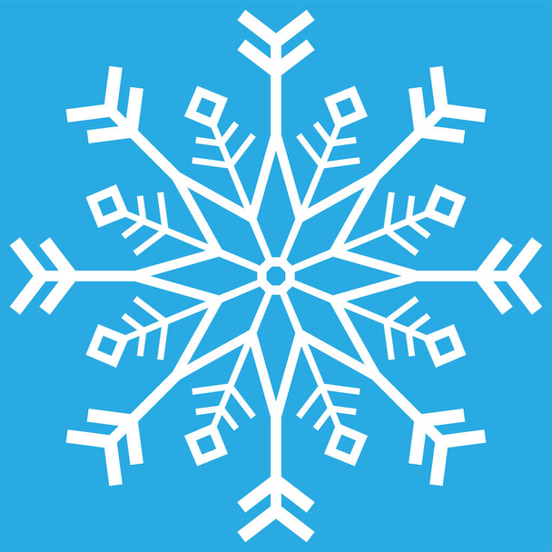 Bianco Cristallo di silhouette neve
 - Vettoriali, immagini