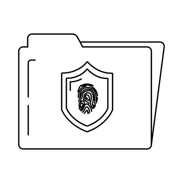 Caricature du système de sécurité
 - Vecteur, image