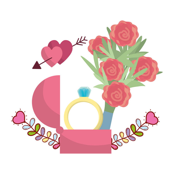 весільний квітковий прикраса мультфільм
 - Вектор, зображення